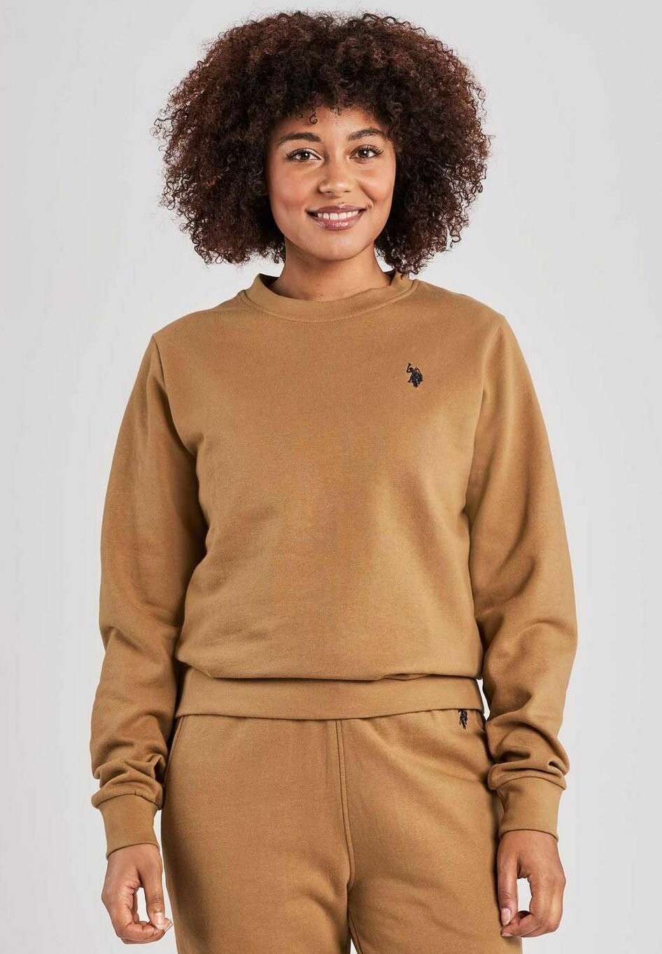

Толстовка O NECK ADELE U.S. Polo Assn., цвет tobacco brown