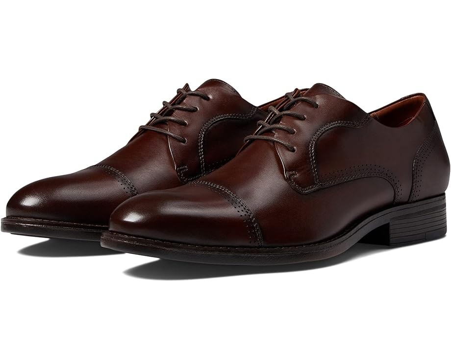 

Оксфорды Johnston & Murphy Hawthorn Cap Toe, цвет Mahogany Full Grain