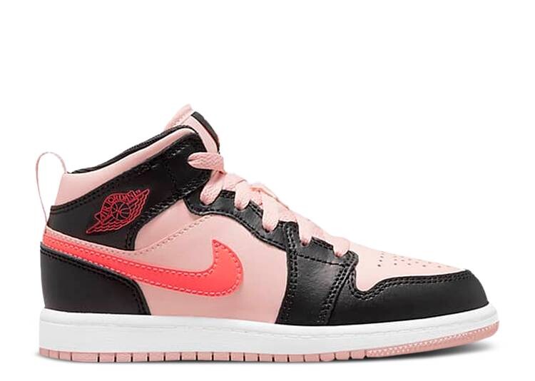 

Кроссовки AIR JORDAN 1 MID PS 'BLACK PINK CRIMSON',