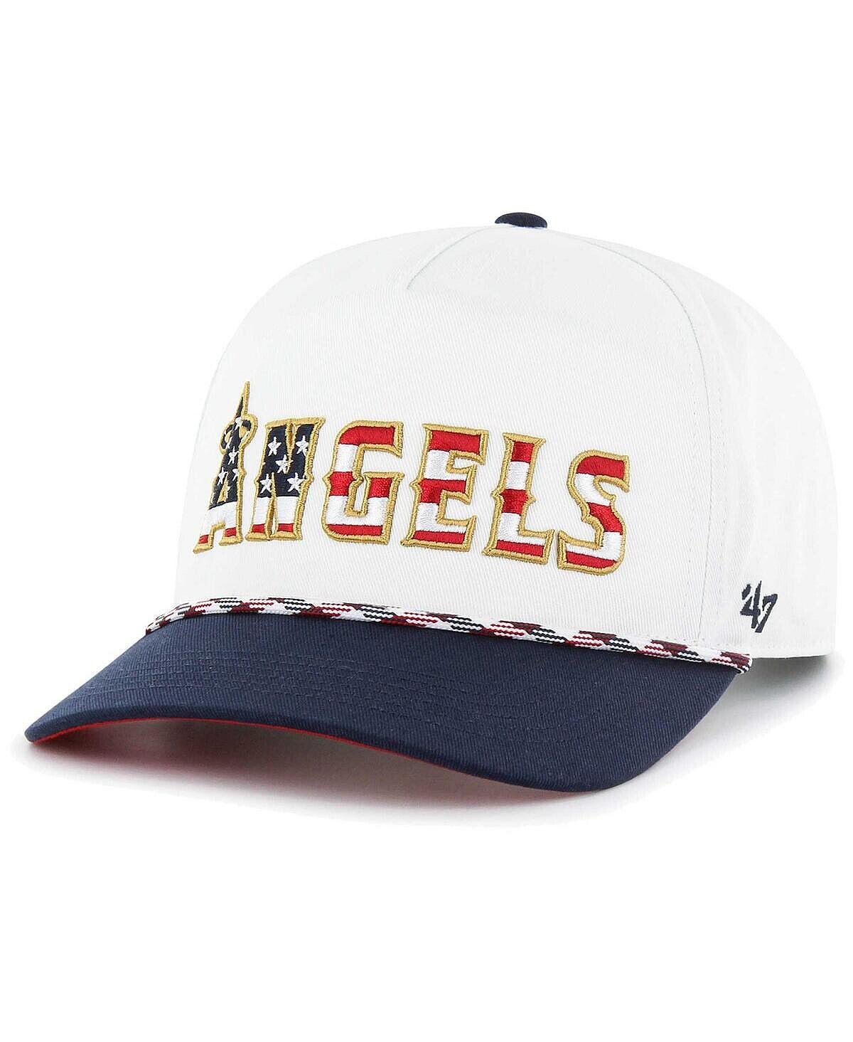 

Мужская белая кепка с надписью Los Angeles Angels Flag Script Hitch Snapback '47 Brand