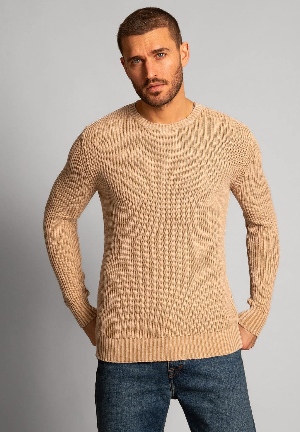 Вязаный свитер Replay, цвет sand