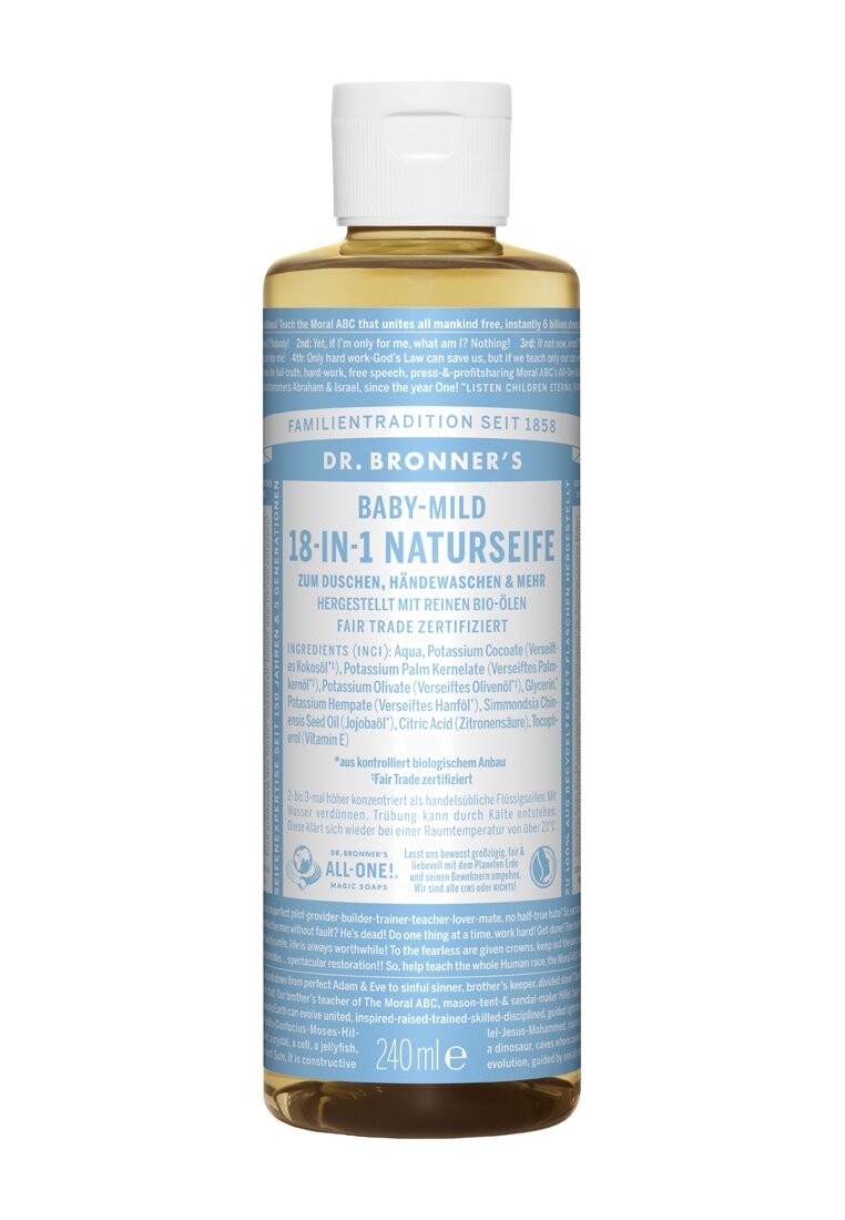 

Гель для душа 18-IN-1 NATURAL SOAP Dr. Bronner´S, цвет baby mild