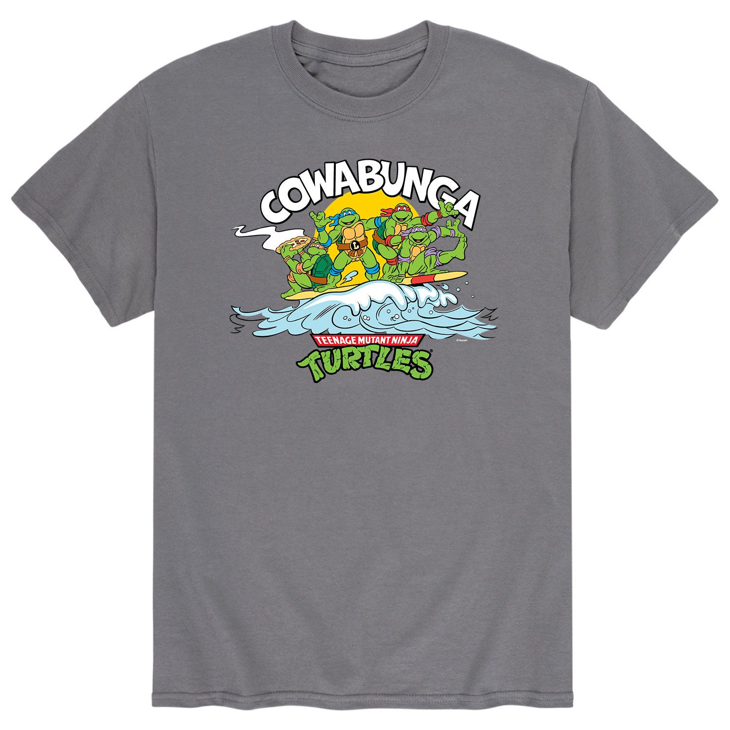 Мужская футболка Teenage Mutant Ninja Turtles Cowabunga Licensed Character игра konami teenage mutant ninja turtles cowabunga collection