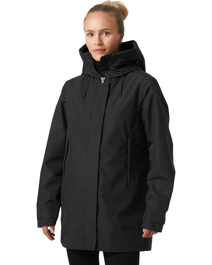Пальто Helly Hansen Victoria Mid Length Raincoat, черный