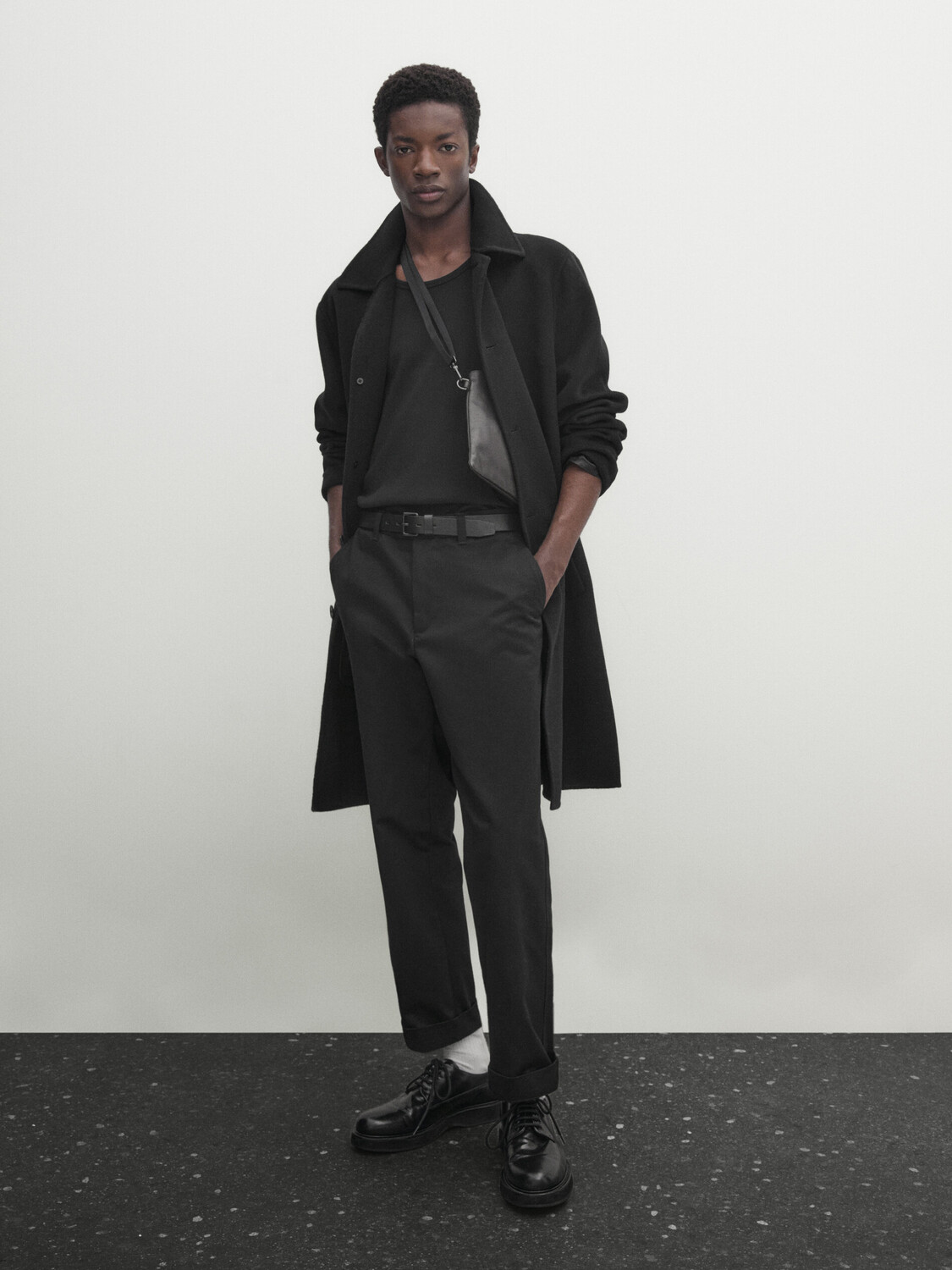 

Майка топ Massimo Dutti, черный