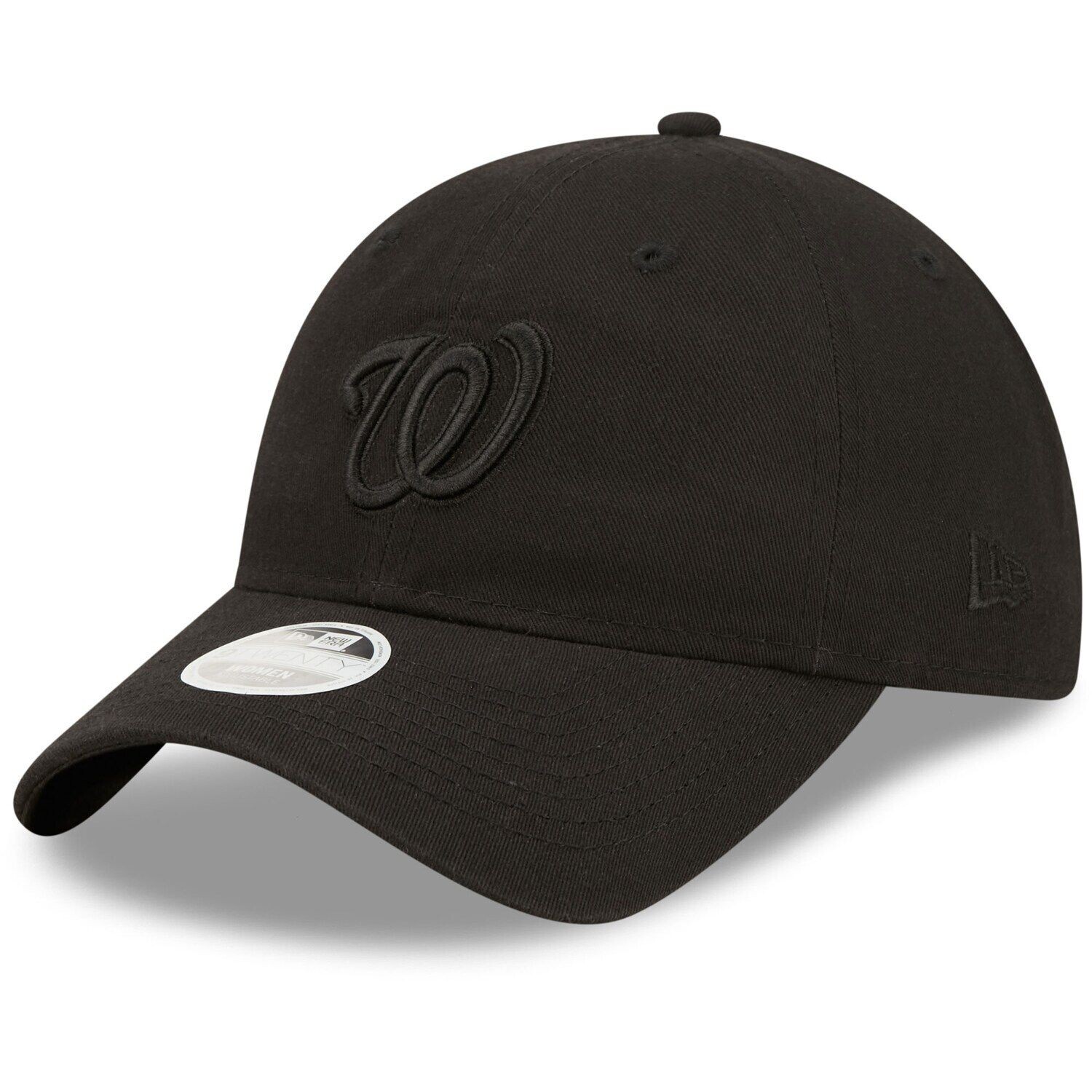 

Женская регулируемая кепка New Era Washington Nationals Black on Black Core Classic II 9TWENTY New Era