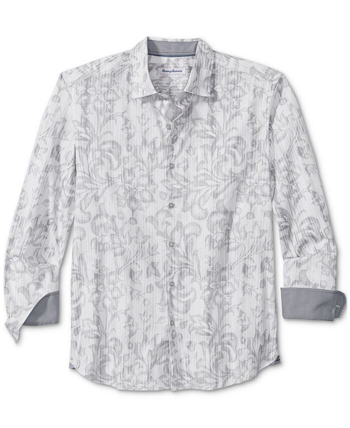 

Мужская рубашка Lazlo Slate Fronds Tommy Bahama, серый