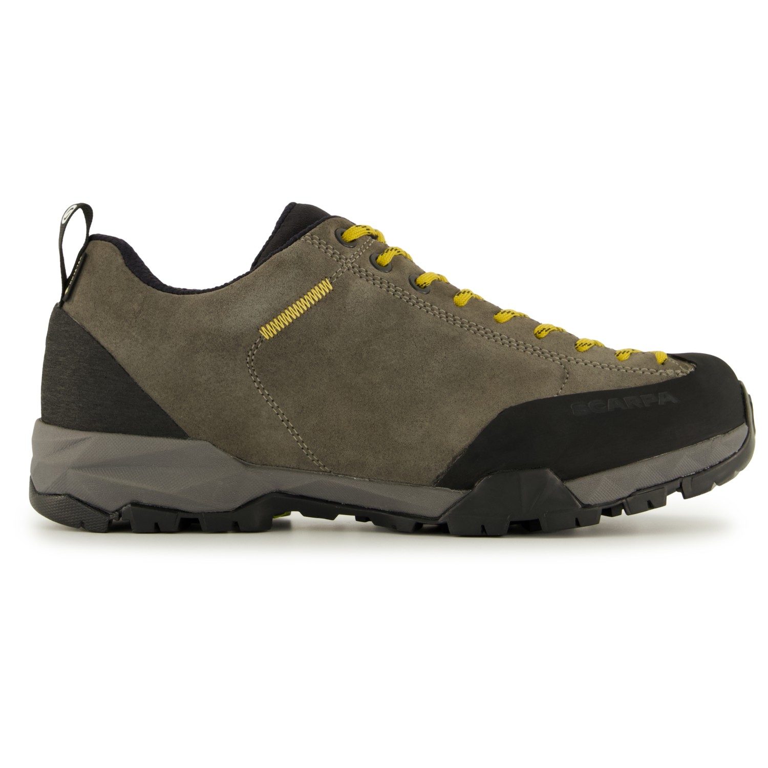 Мультиспортивная обувь Scarpa Mojito Trail GTX Suede, цвет Titanium/Mustard