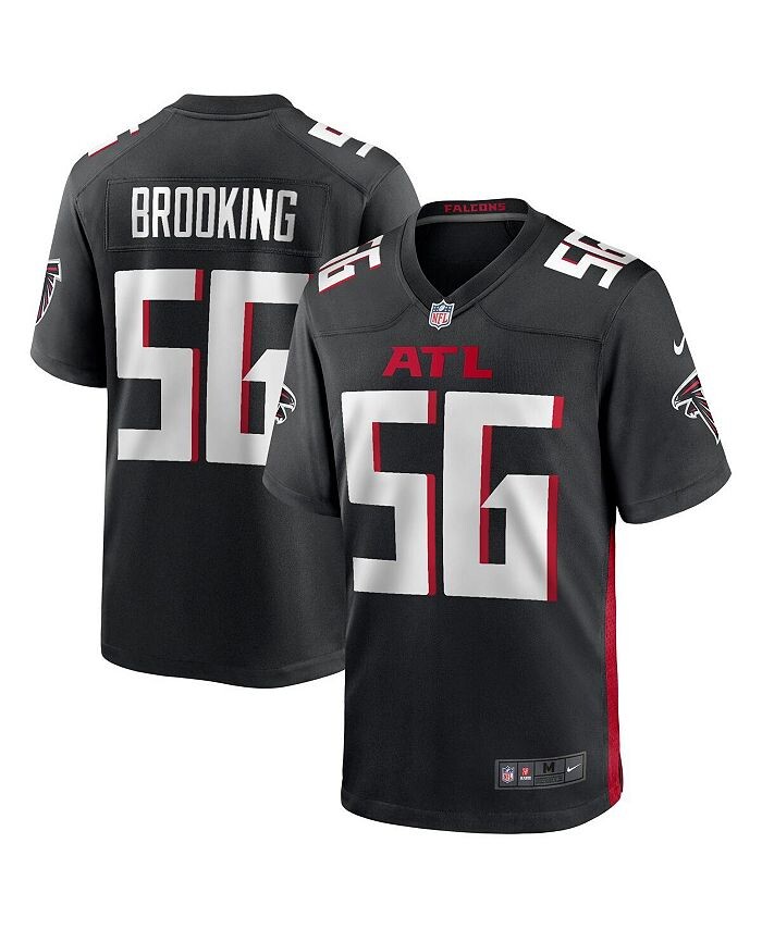 

Мужская черная майка для пенсионера Keith Brooking Atlanta Falcons Game Nike, черный