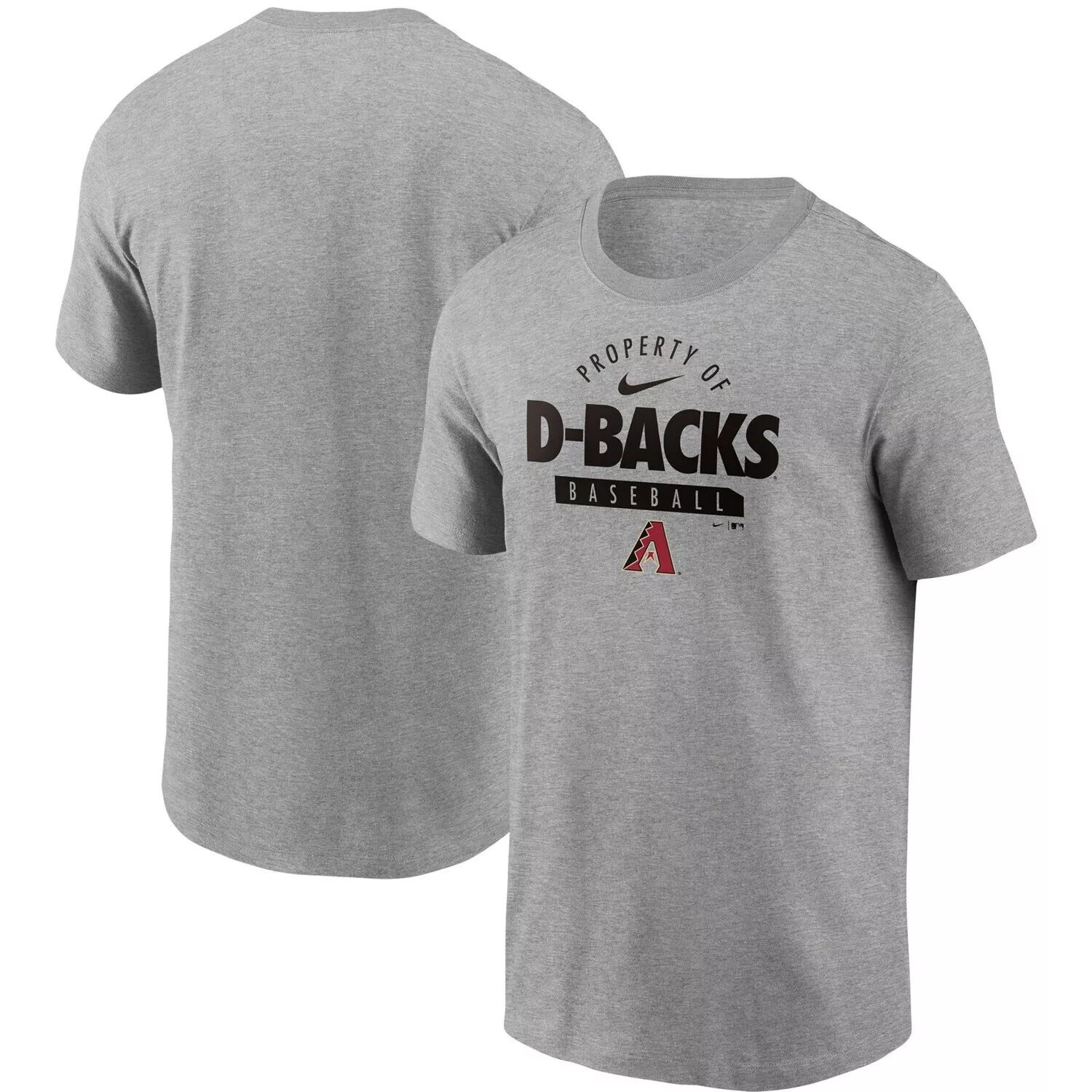 

Мужская серая футболка Arizona Diamondbacks Primetime Property Of Practice Nike