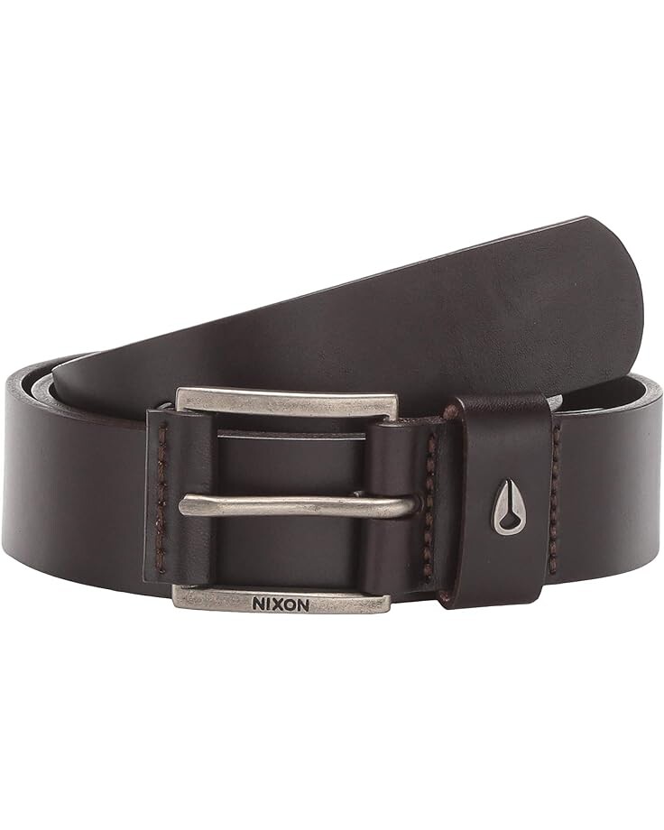 

Ремень Nixon Americana Leather Belt, темно-коричневый