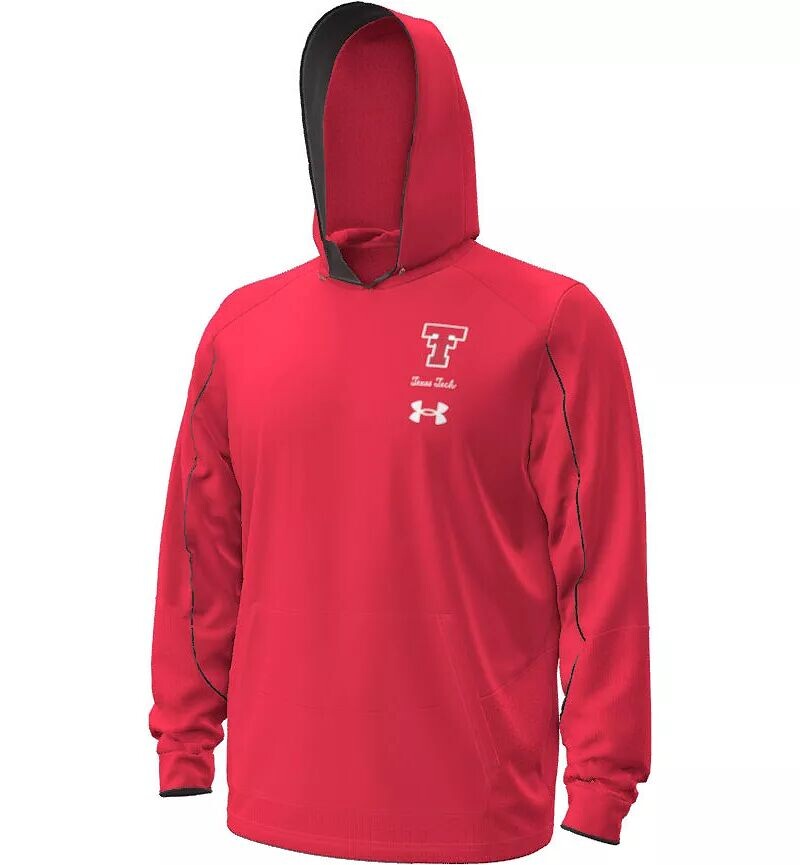 

Мужская толстовка с капюшоном Under Armour Texas Tech Red Raiders Red Sideline