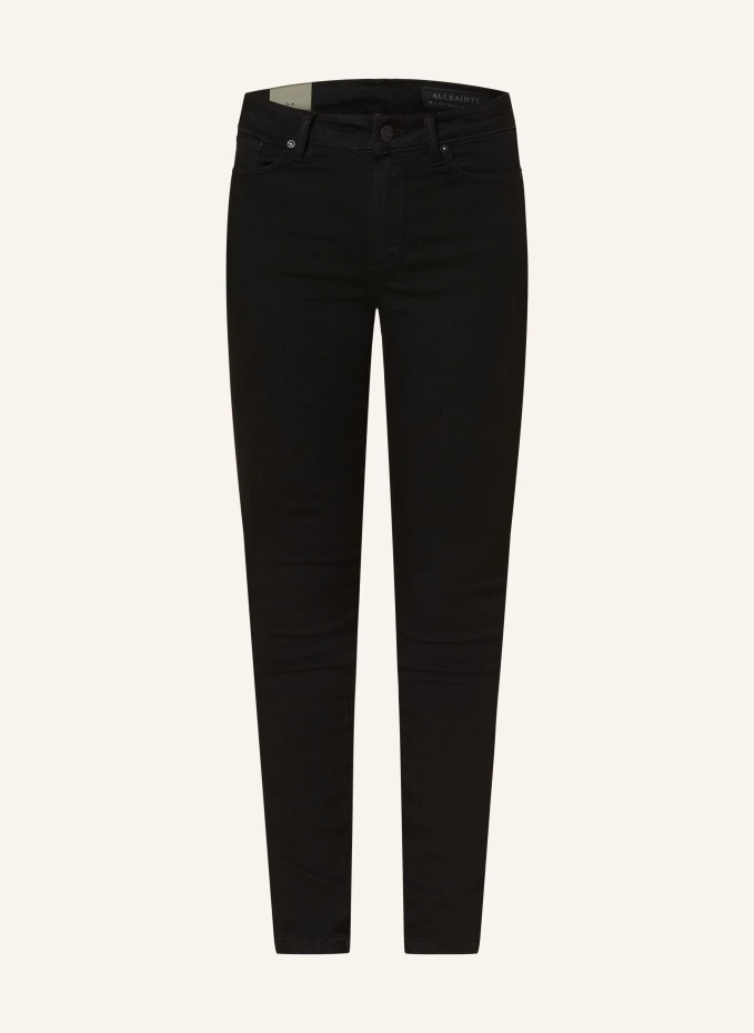 

Джинсы скинни miller size me Allsaints, черный