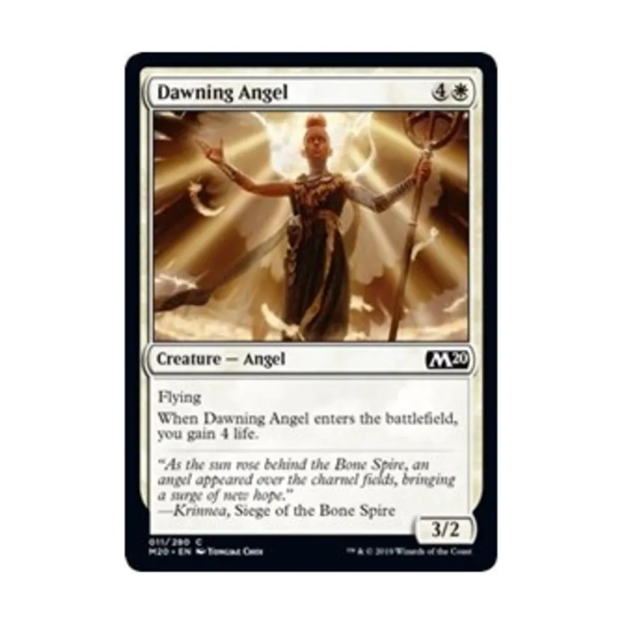 

CCG Рассветный ангел (К), MTG - Core Set 2020