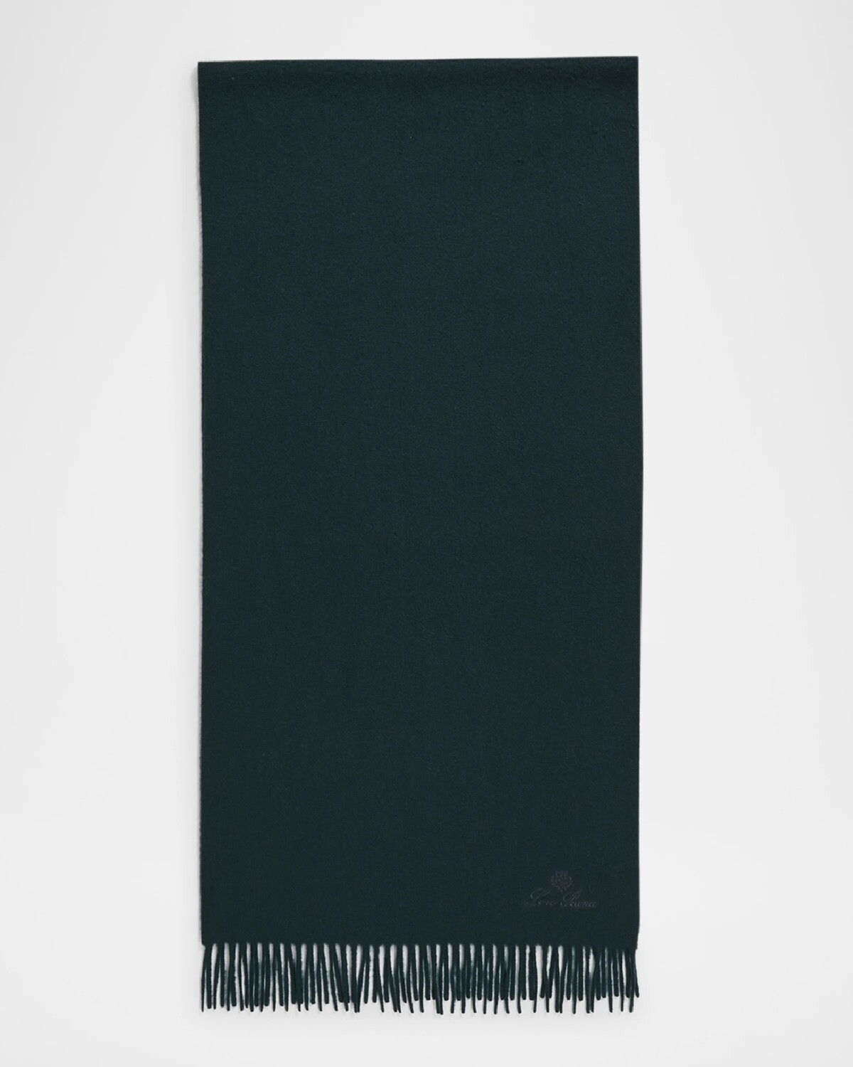

Мужской кашемировый шарф Grande Unita Loro Piana, цвет Emerald Noire