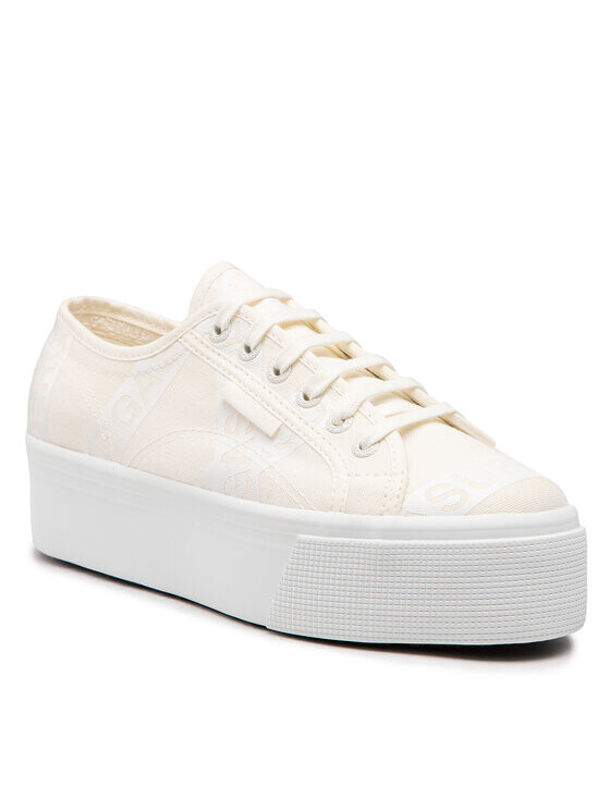 

Кроссовки из ткани Superga, бежевый