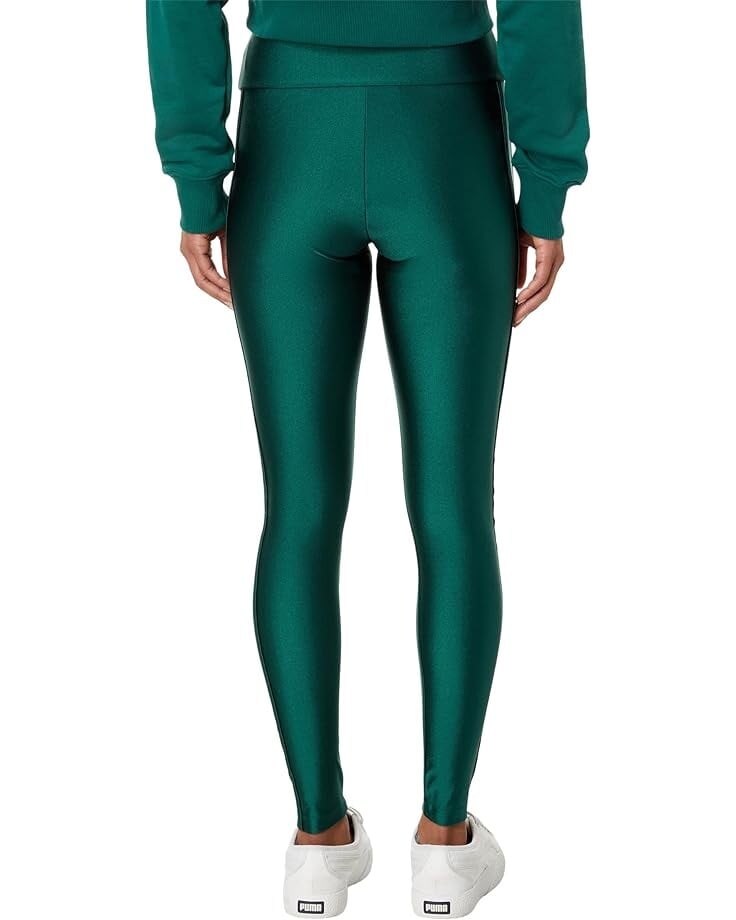 

Брюки PUMA T7 High-Waist Shiny Leggings, цвет Malachite