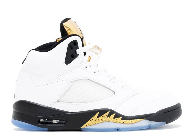 

Кроссовки AIR JORDAN 5 RETRO 'OLYMPIC', белый