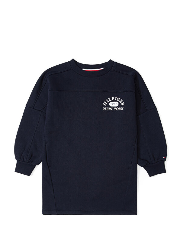 

Черное университетское платье для девочек Tommy Hilfiger