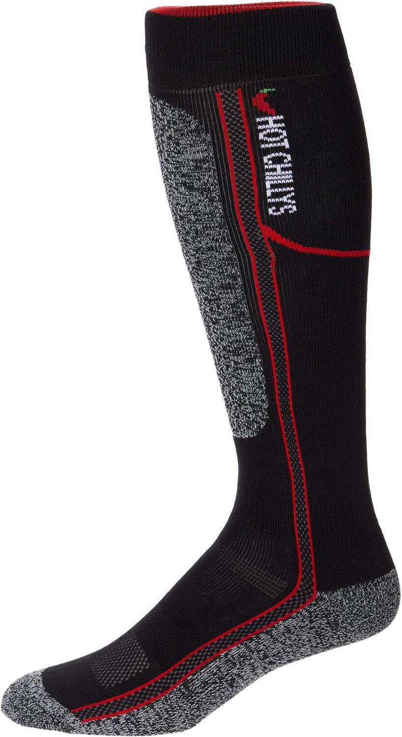 

Носки среднего объема Elite Heat Hot Chillys, цвет Black/Red