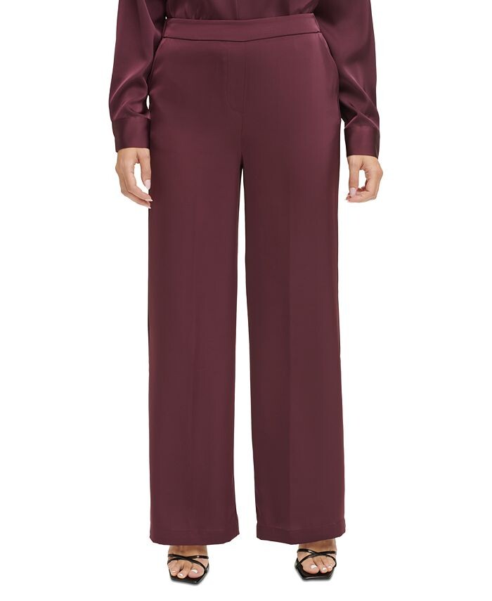 

Женские широкие брюки без застежки Calvin Klein, красный