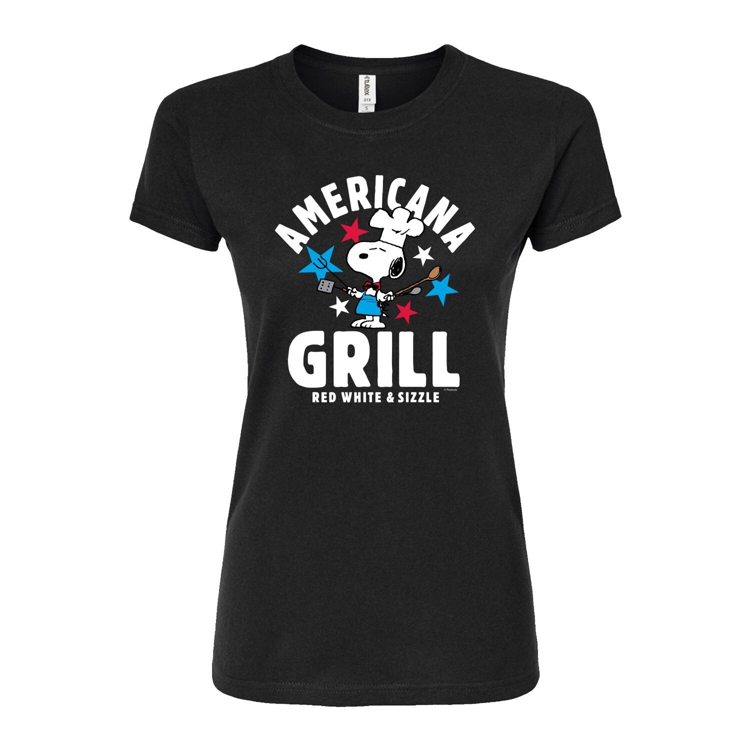 

Детская футболка с рисунком Peanuts Snoopy American Grill Licensed Character, черный