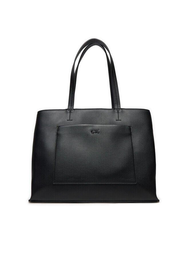 

Сумка шоппер Ck Daily Medium Tote Pebble Calvin Klein, черный