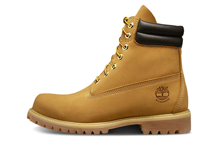 

Классические повседневные непромокаемые высокие ботинки Timberland, широкие пшеничного цвета