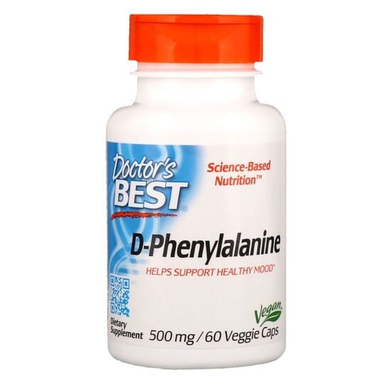 

Doctor's Best, D-фенилаланин, 60 растительных капсул