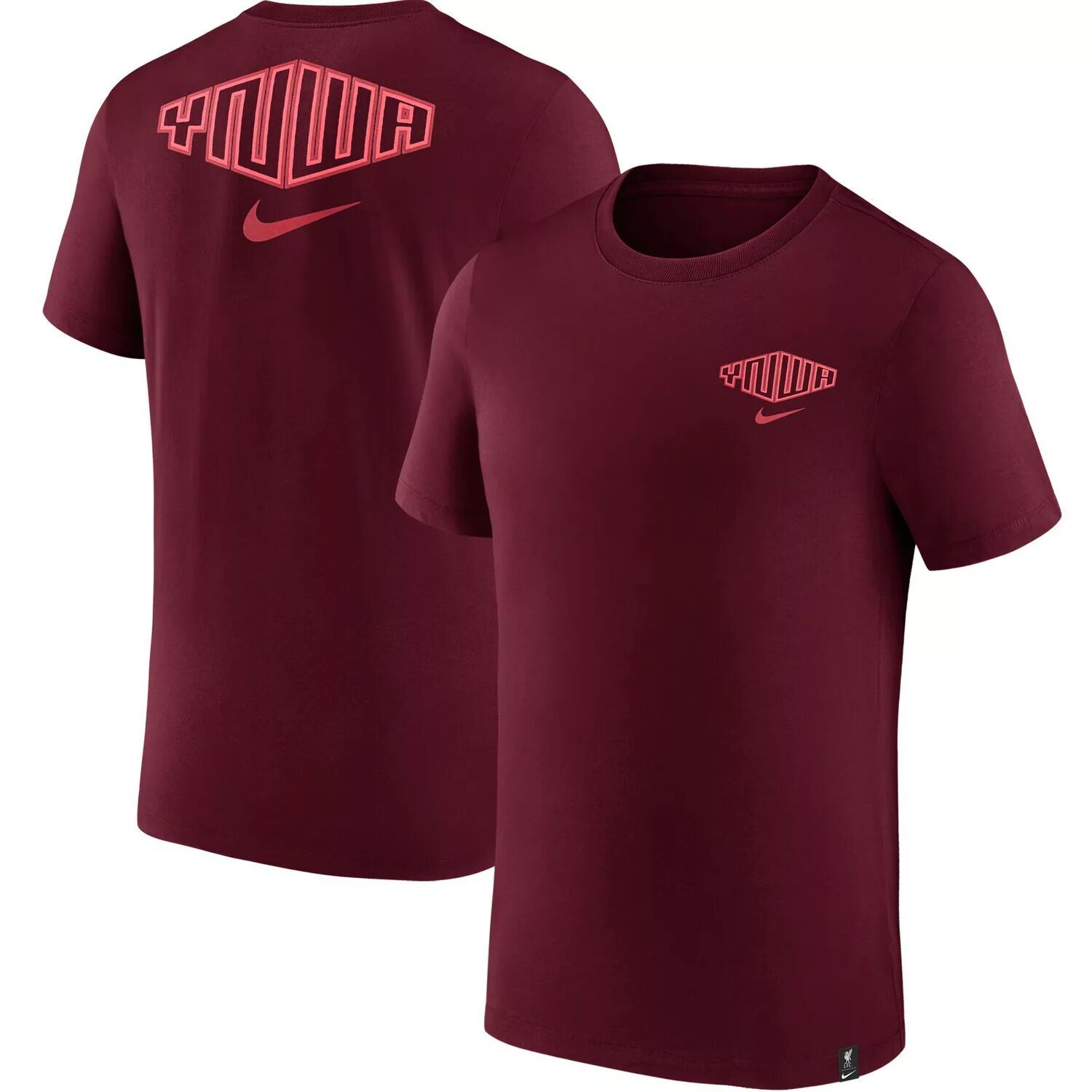 

Мужская футболка Nike Liverpool Team Voice бордового цвета, Красный