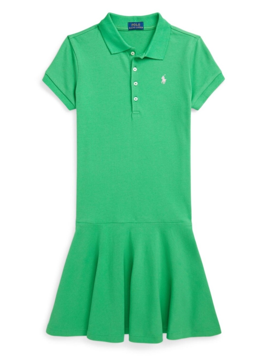 

Ralph Lauren Kids платье с воротником поло и вышитым логотипом, зеленый