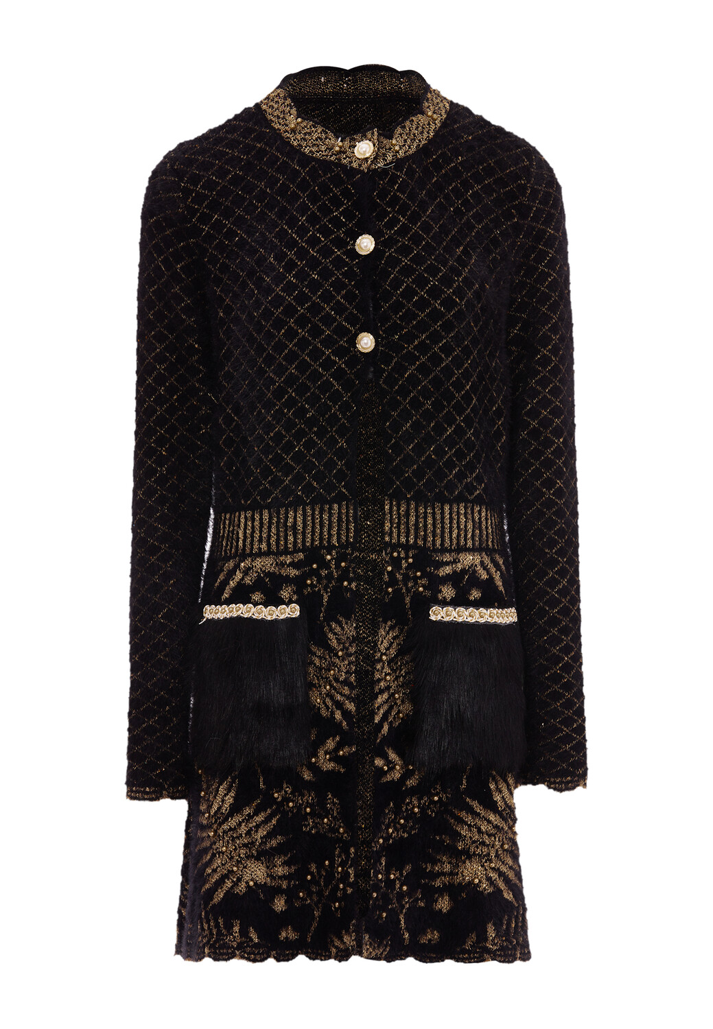 

Толстовка faina Strickjacke, черный