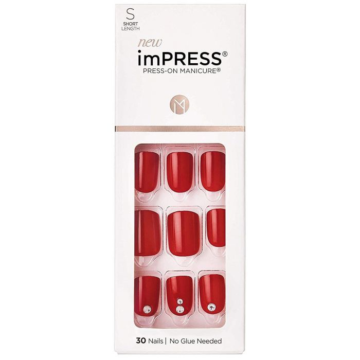 Накладные ногти imPRESS Press-On Manicure Uñas Postizas Kiss, Kill Hells накладные ногти супер пупер impress mini super duper kimk01c короткая длина