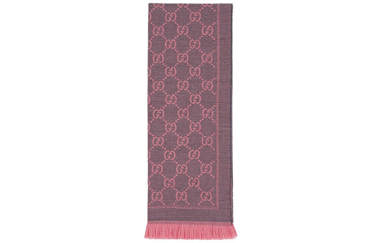 

Шарф жаккардовый Gucci GG, розовый