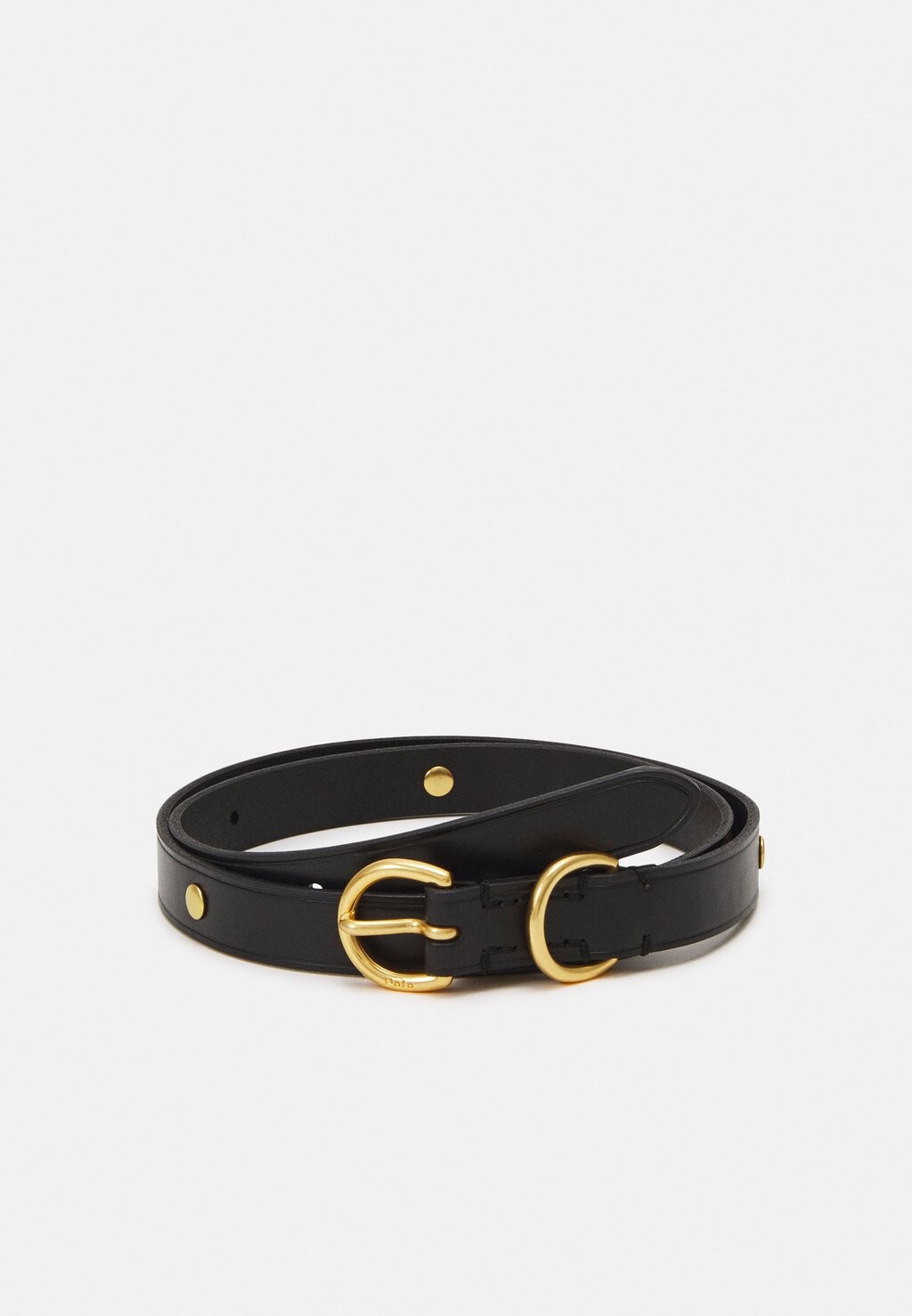 

Ремень Polo Ralph Lauren РЕМЕНЬ SKINNY, черный
