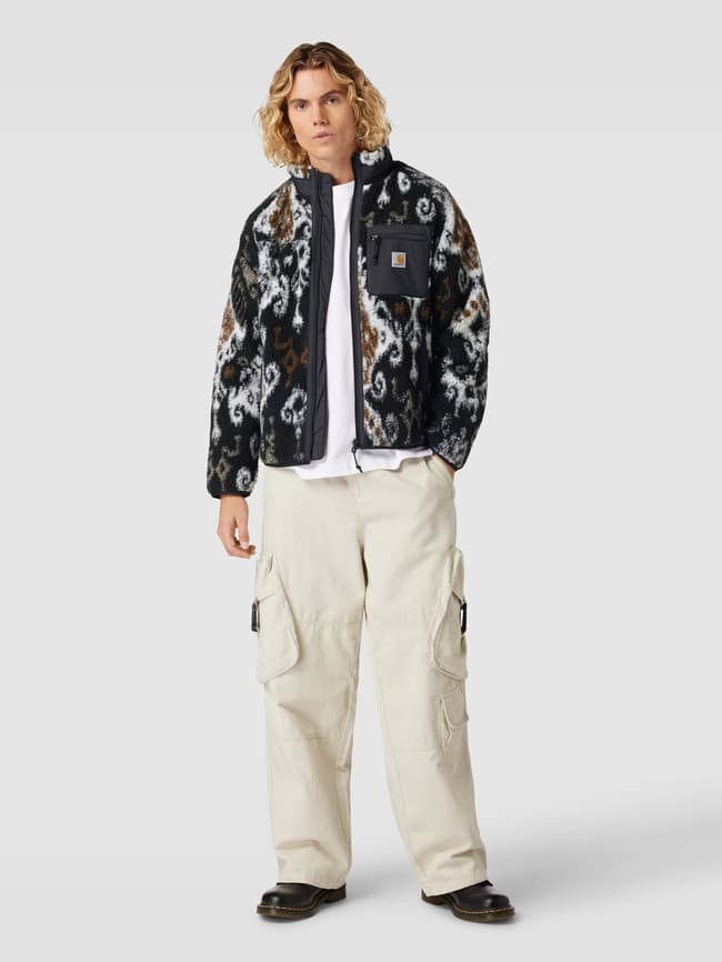 

Куртка из шерпы с нагрудным карманом, модель PRENTIS LINER Carhartt Work In Progress, черный