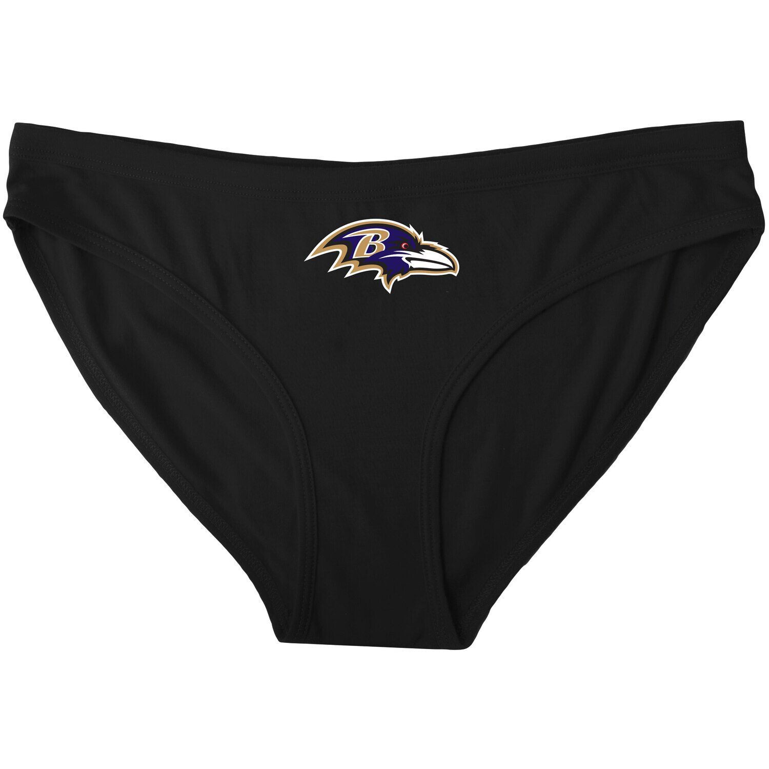 

Женские спортивные черные трусики с однотонным логотипом Baltimore Ravens Concepts