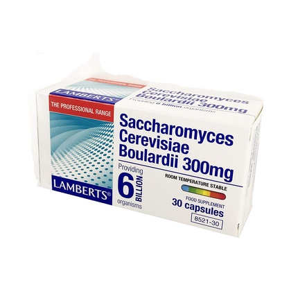 Lamberts Saccharomyces Boulardii 300 мг 30 капсул