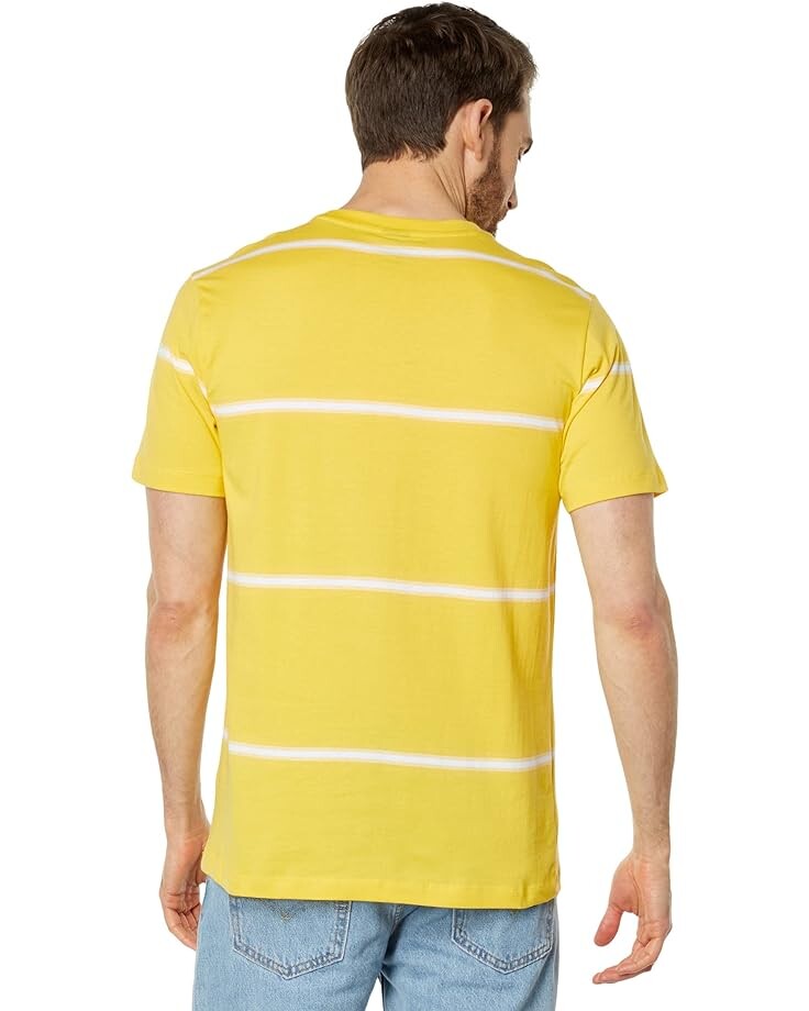 Футболка U.S. POLO ASSN. Short Sleeve Ombre Yarn-Dye Striped Tee, цвет Primrose Yellow футболка u s polo assn short sleeve yarn dye medium stripe tee цвет outdoor khaki