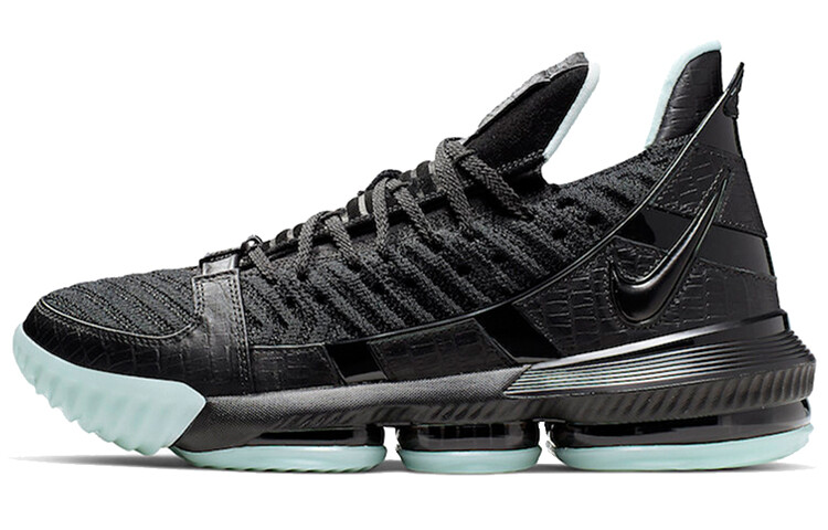 

Мужские баскетбольные кроссовки Nike Lebron 16 Черный/Небесно-синий