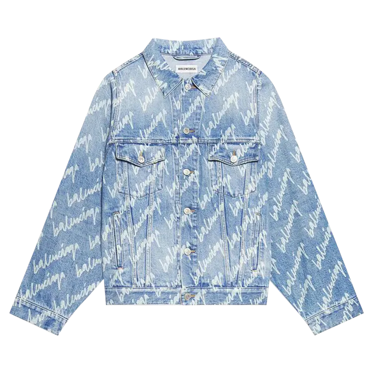 

Куртка Balenciaga Bell Sleeve 'Light Blue', синий
