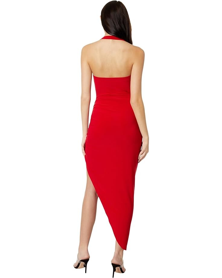 

Платье Norma Kamali Cayla Side Drape Gown, цвет Tiger Red