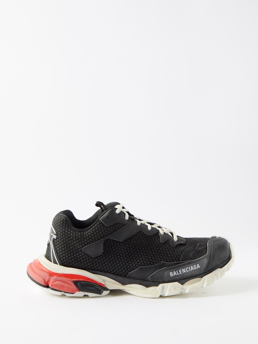 

Кроссовки track.3 из сетки и искусственной кожи Balenciaga, черный