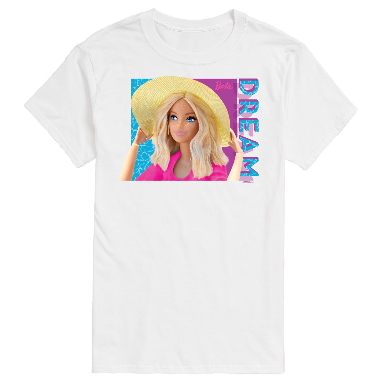 Летняя футболка с рисунком Big & Tall Dream Barbie, белый