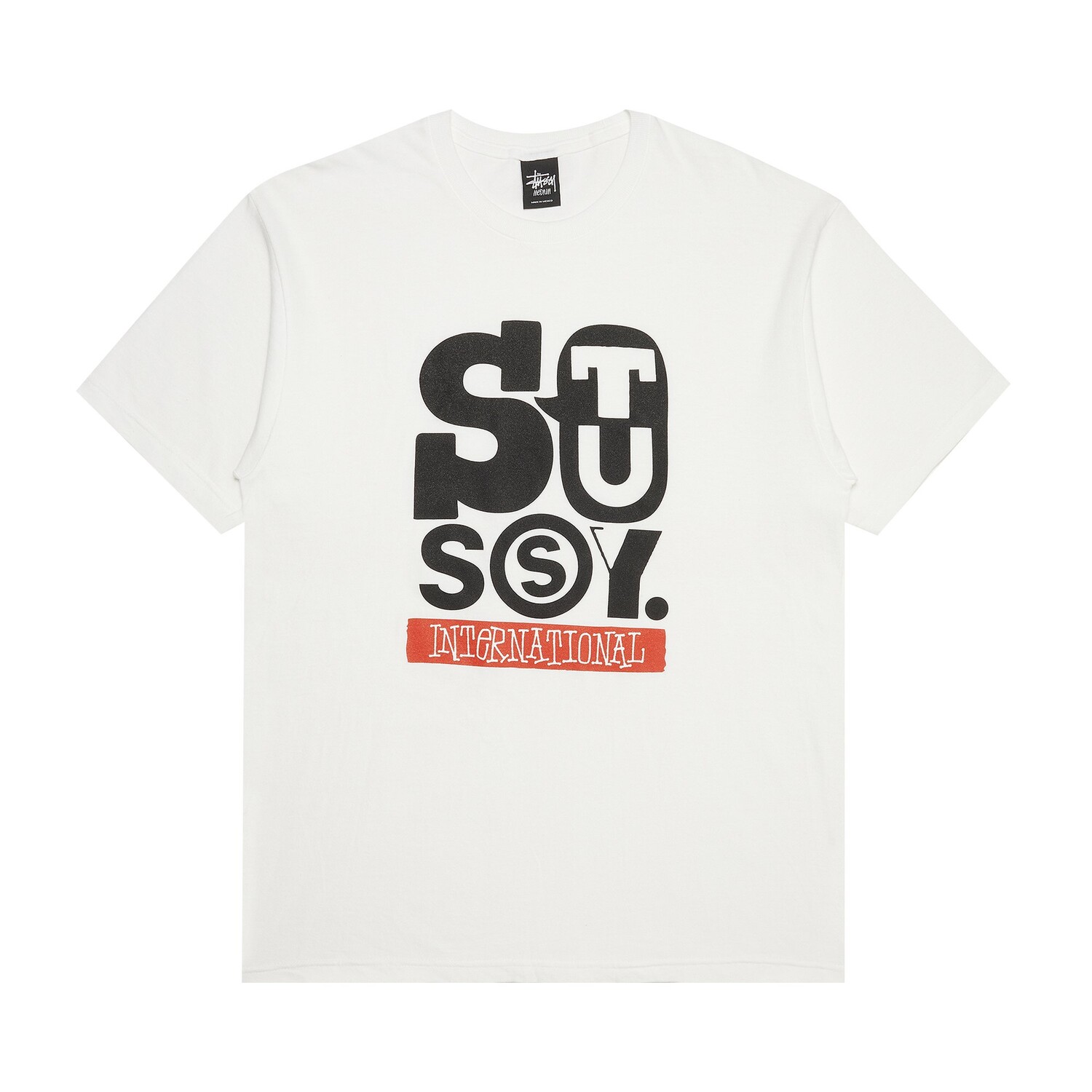 

Футболка Stussy Stu Stack, цвет Белая, Белый