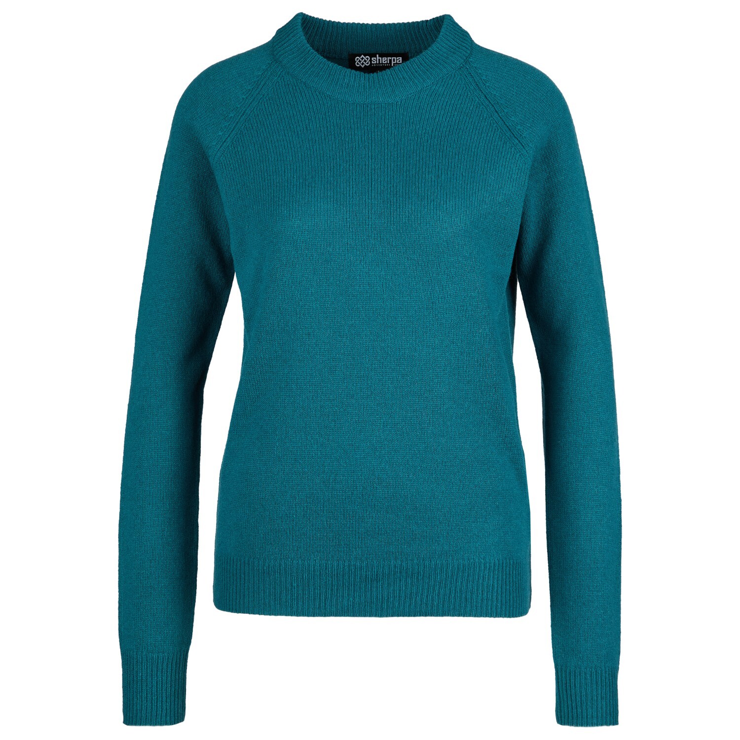 

Свитер из мериноса Sherpa Women's Solid Dumji Crew, цвет Verdigris