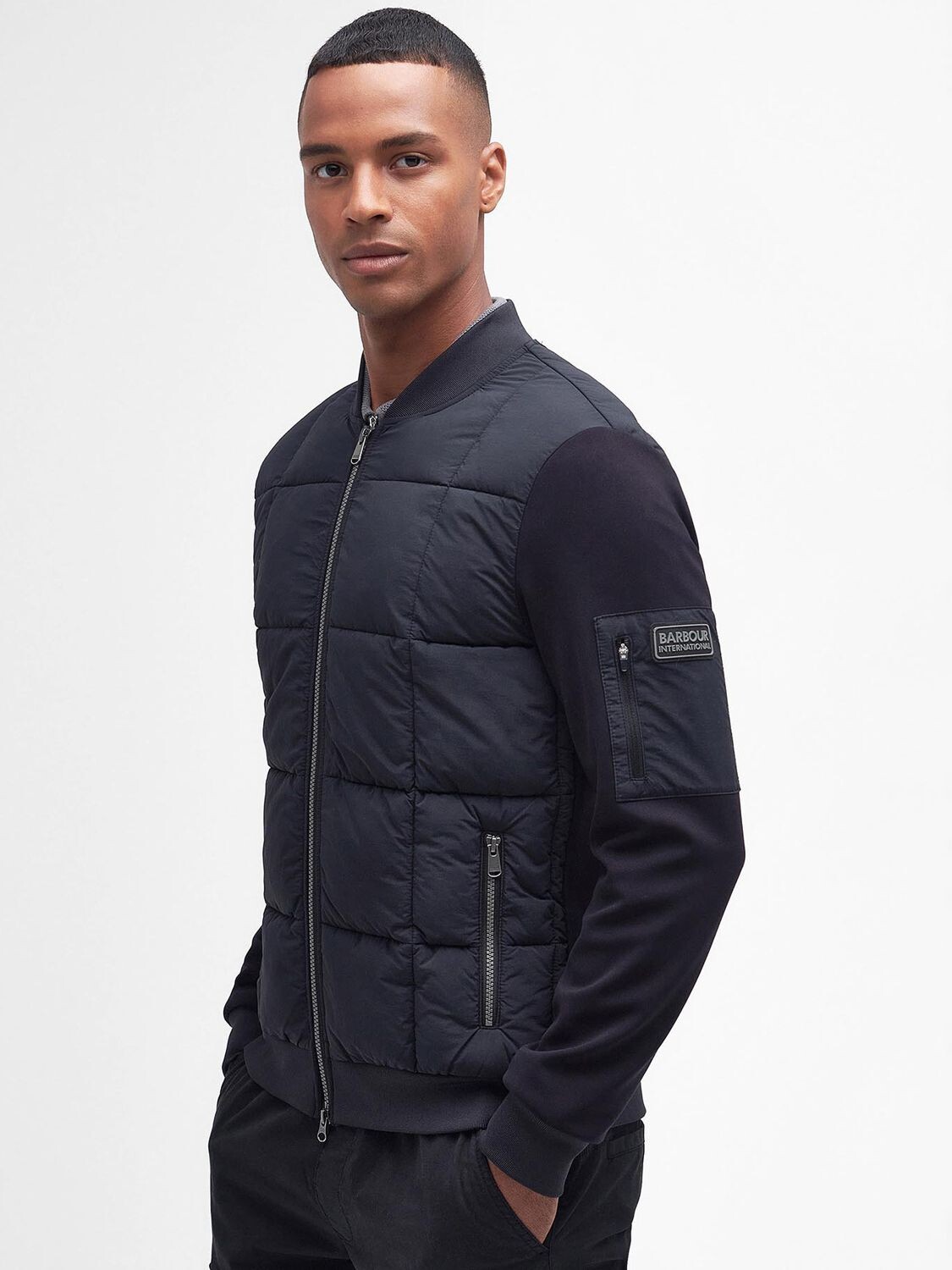 

Стеганая куртка International Fulton Barbour, черный