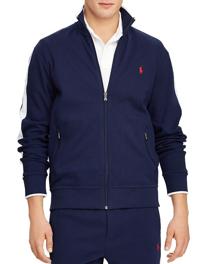 Спортивная куртка из мягкого хлопка Polo Ralph Lauren, Синий