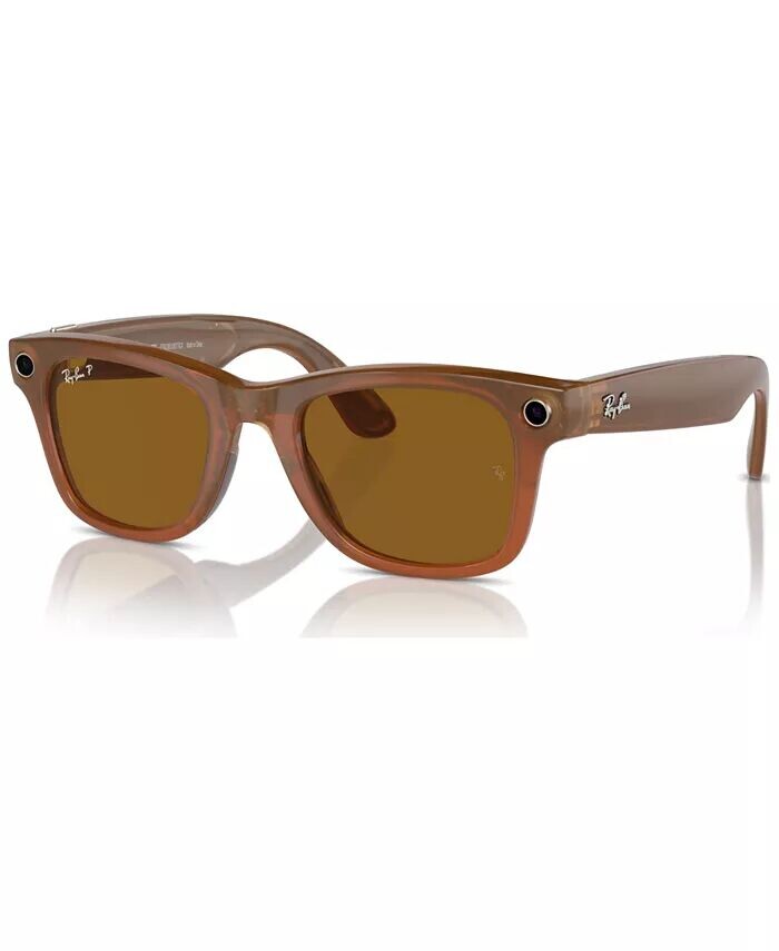 

Унисекс поляризационные умные очки Ray-Ban Meta Wayfarer, RW4006, коричневый