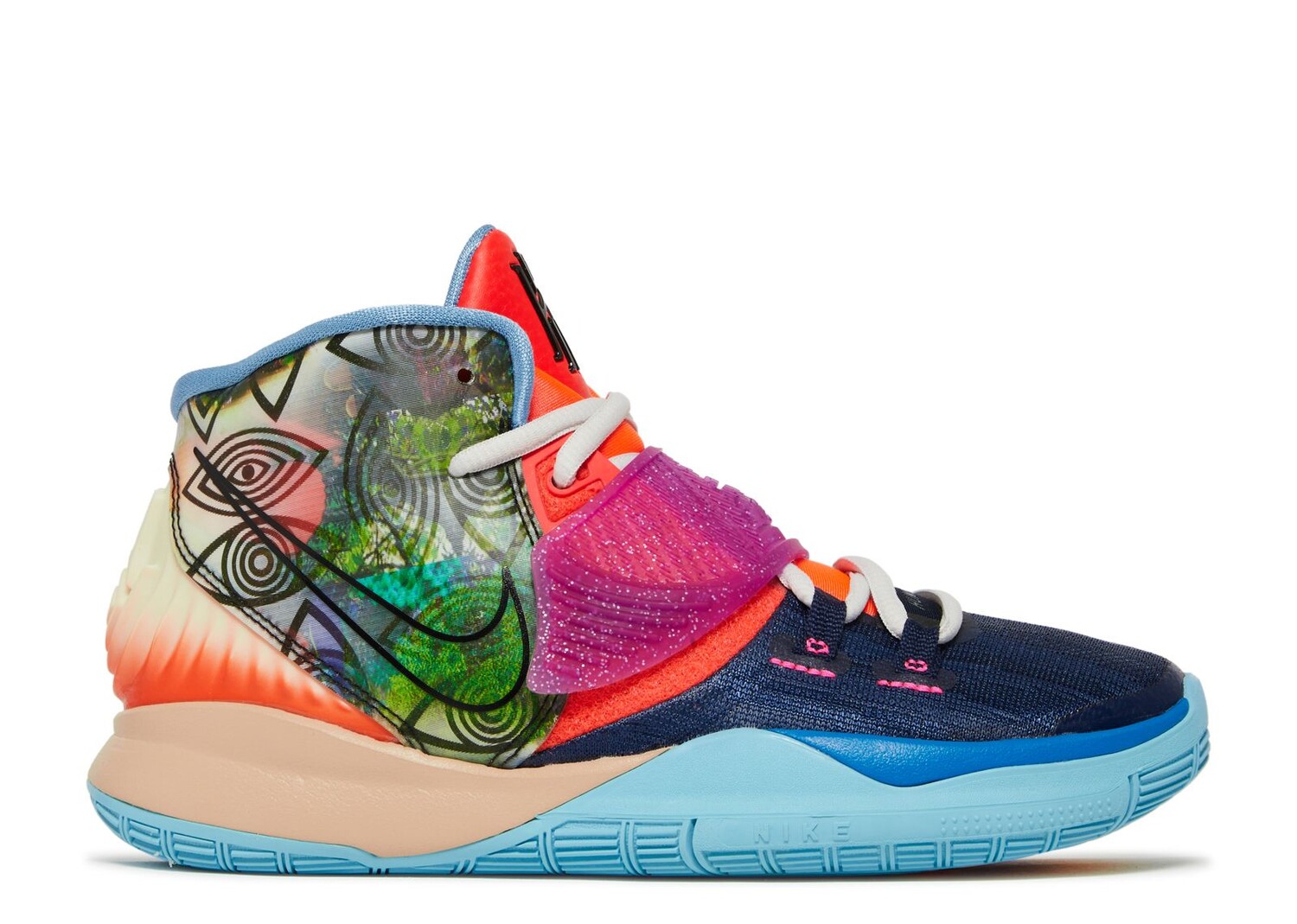 

Кроссовки Nike Kyrie 6 Preheat Gs 'Heal The World', разноцветный